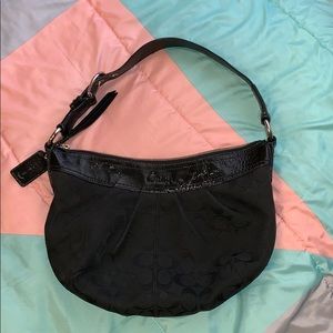 Coach Black Leather HOBO bag